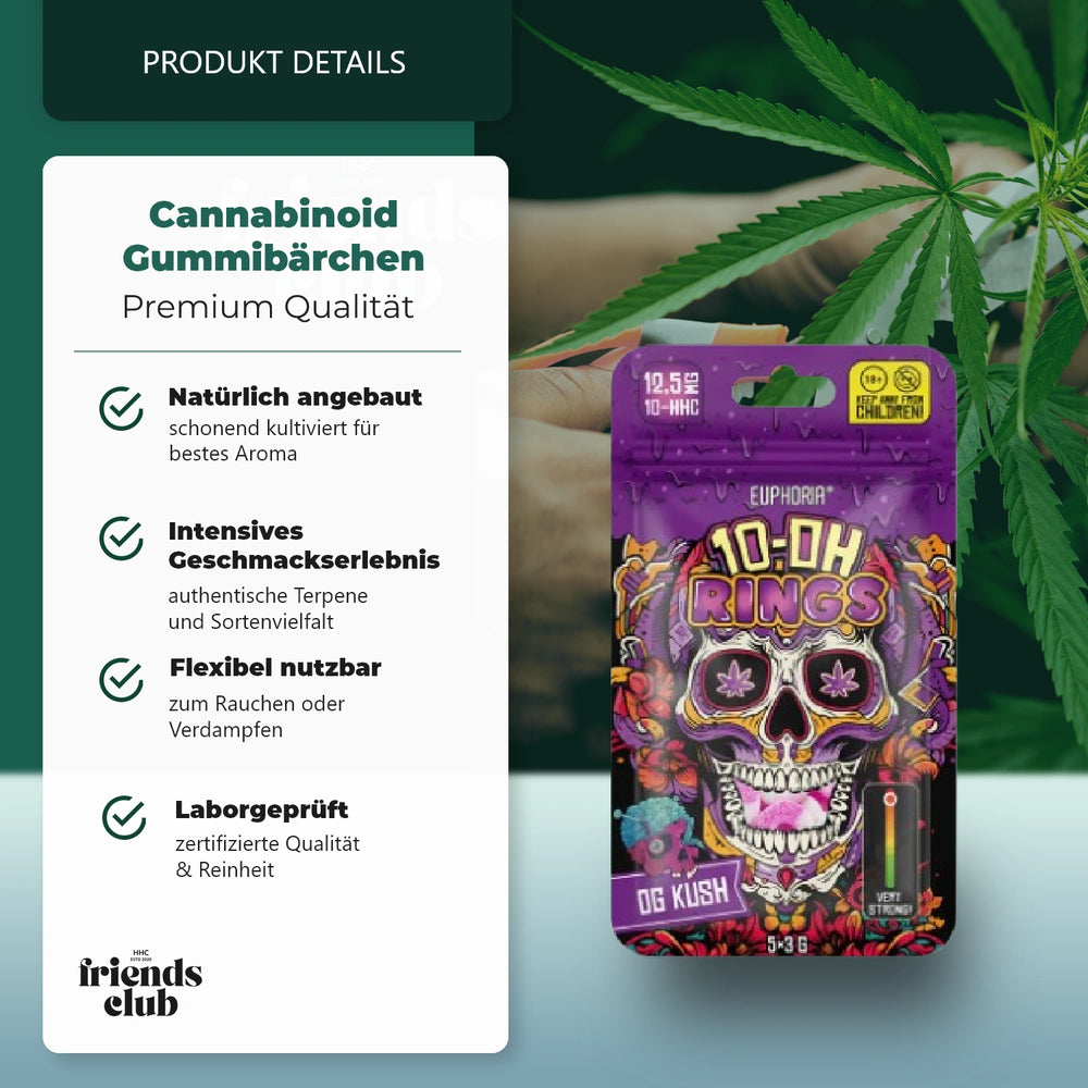 H4CBD Gummy Bears - Black Grape