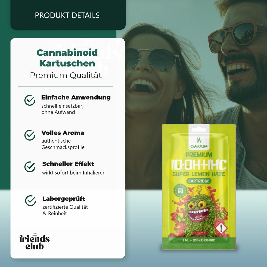 10-OH Kartridż Super Lemon Haze 95% 1ml-Smagro GmbH