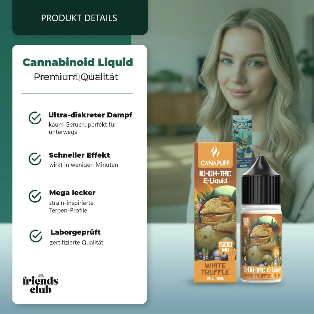10-OH-THC Liquid White Truffle 1,500mg 10ml-Smagro GmbH