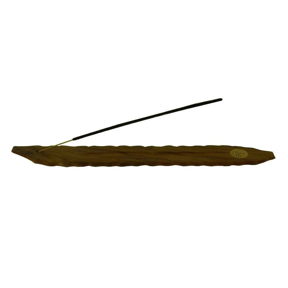 Wooden Incense Stick Holder Leaf