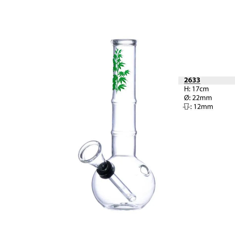 Glazen Pen met bolvormig ontwerp 17cm