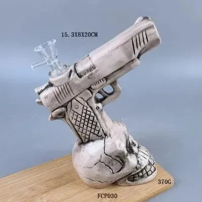 Bongo-pistolet z czaszką