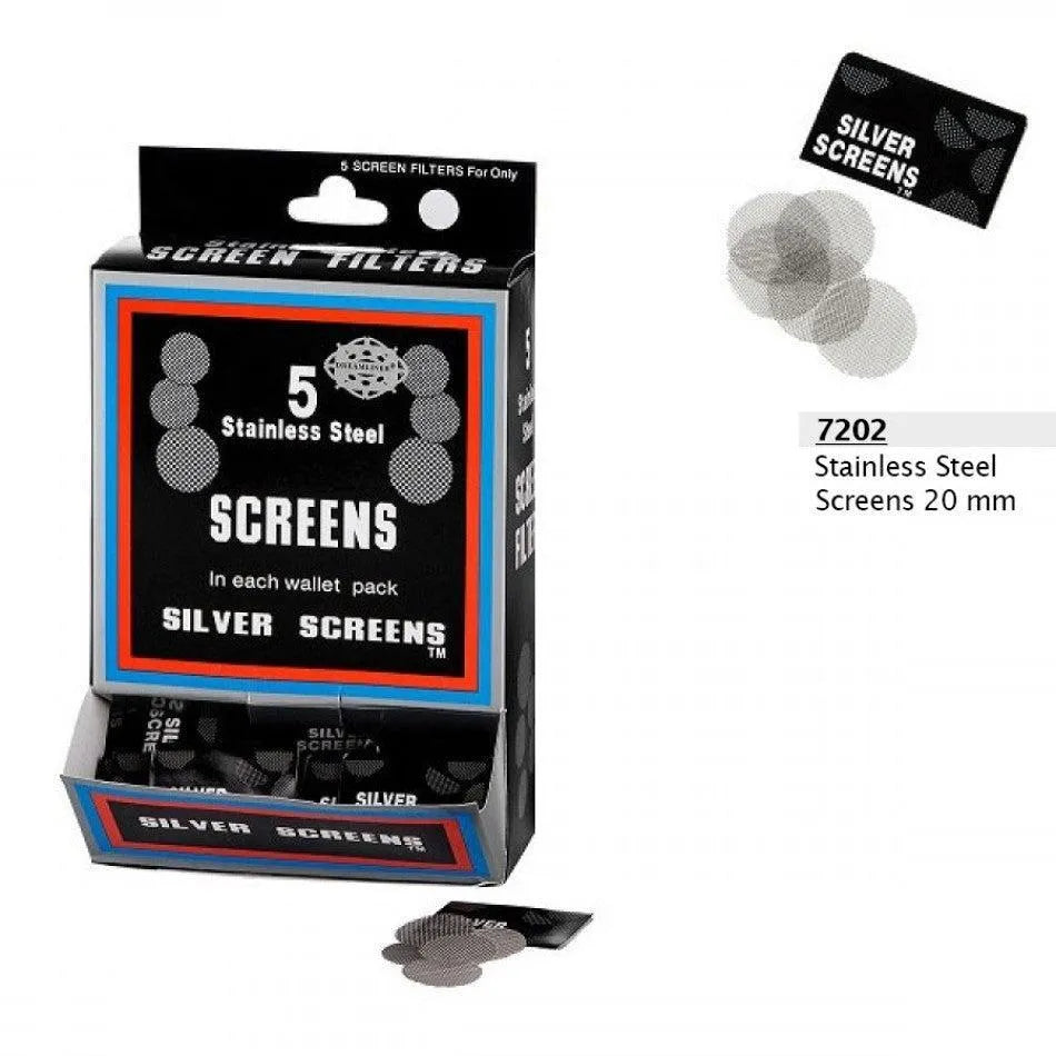 Stalen zeefjes rond 5 stuks 20mm