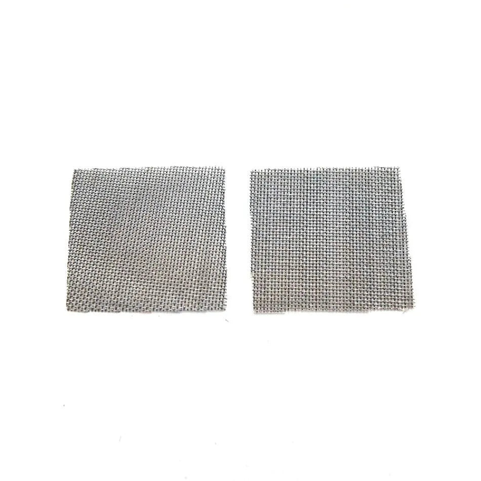 4 négyszögletes Fine acél szűrők laza 25mm