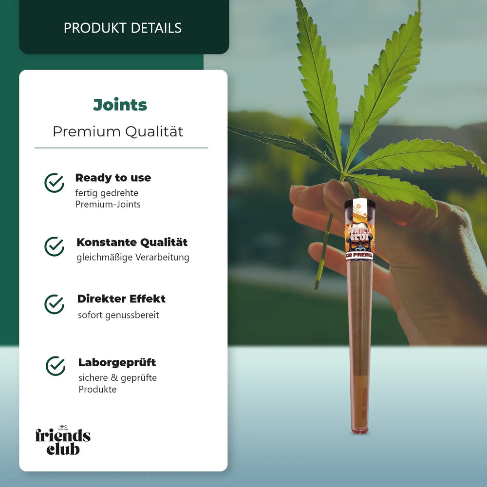 Prerollé CBD 20 % – Gorilla Glue-Smagro GmbH