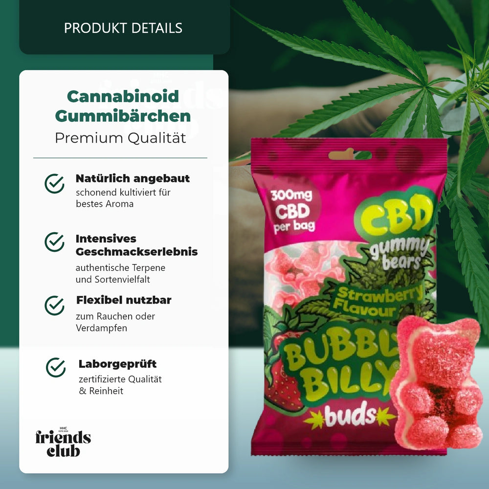 CBD Gummies - Bubbly Billy Buds 10 stuks 300mg