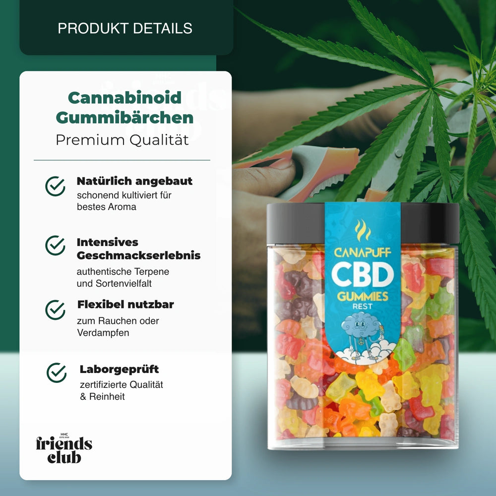 Gummies CBD - Fructul pasiunii 10 bucăți 300mg