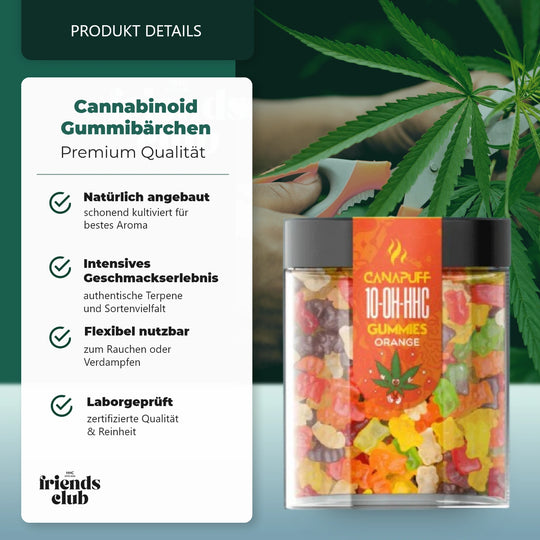 10-OH Gummies Oranje 10 stuks