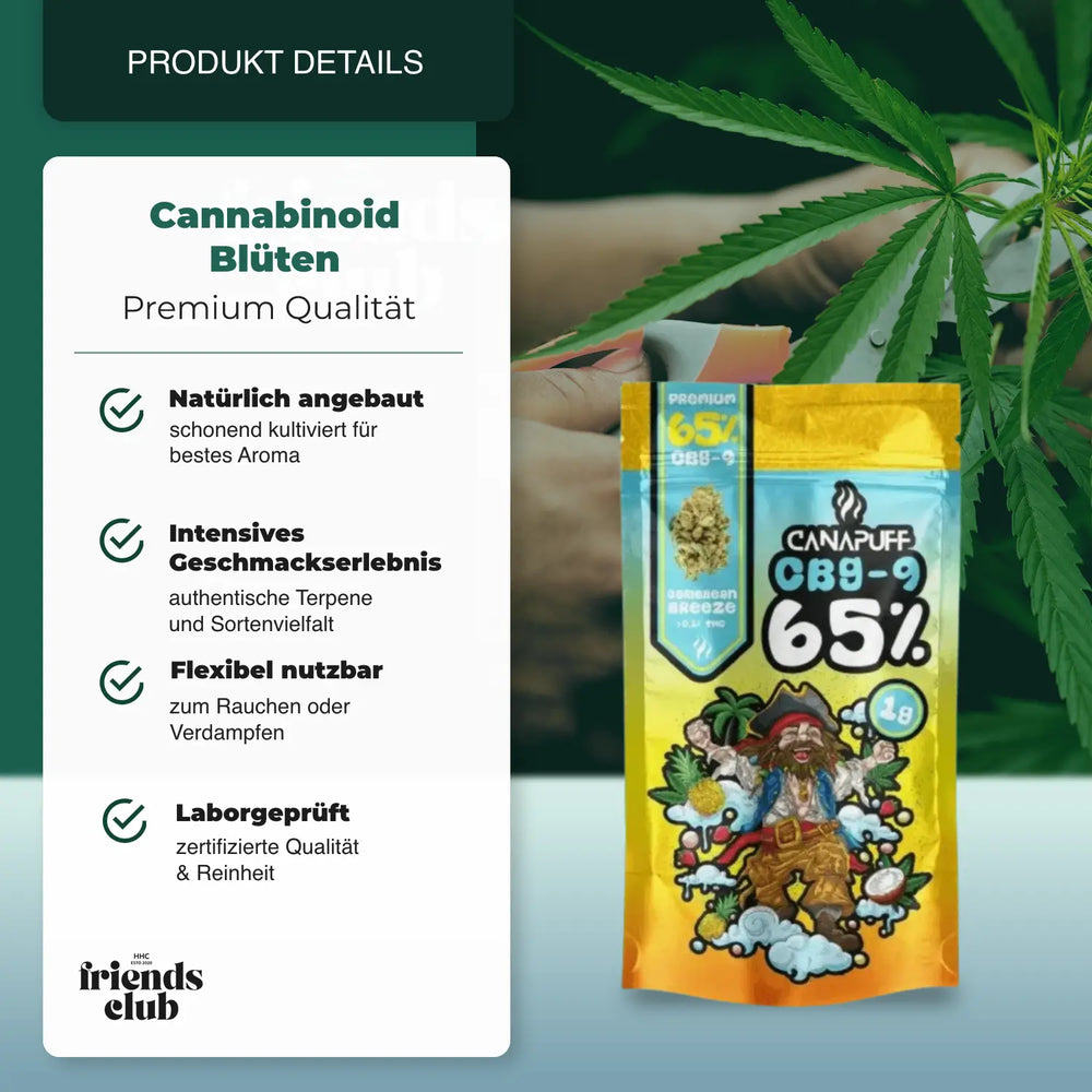 CBG9 Bloemen - Caribbean Breeze 65% - hhcfriends