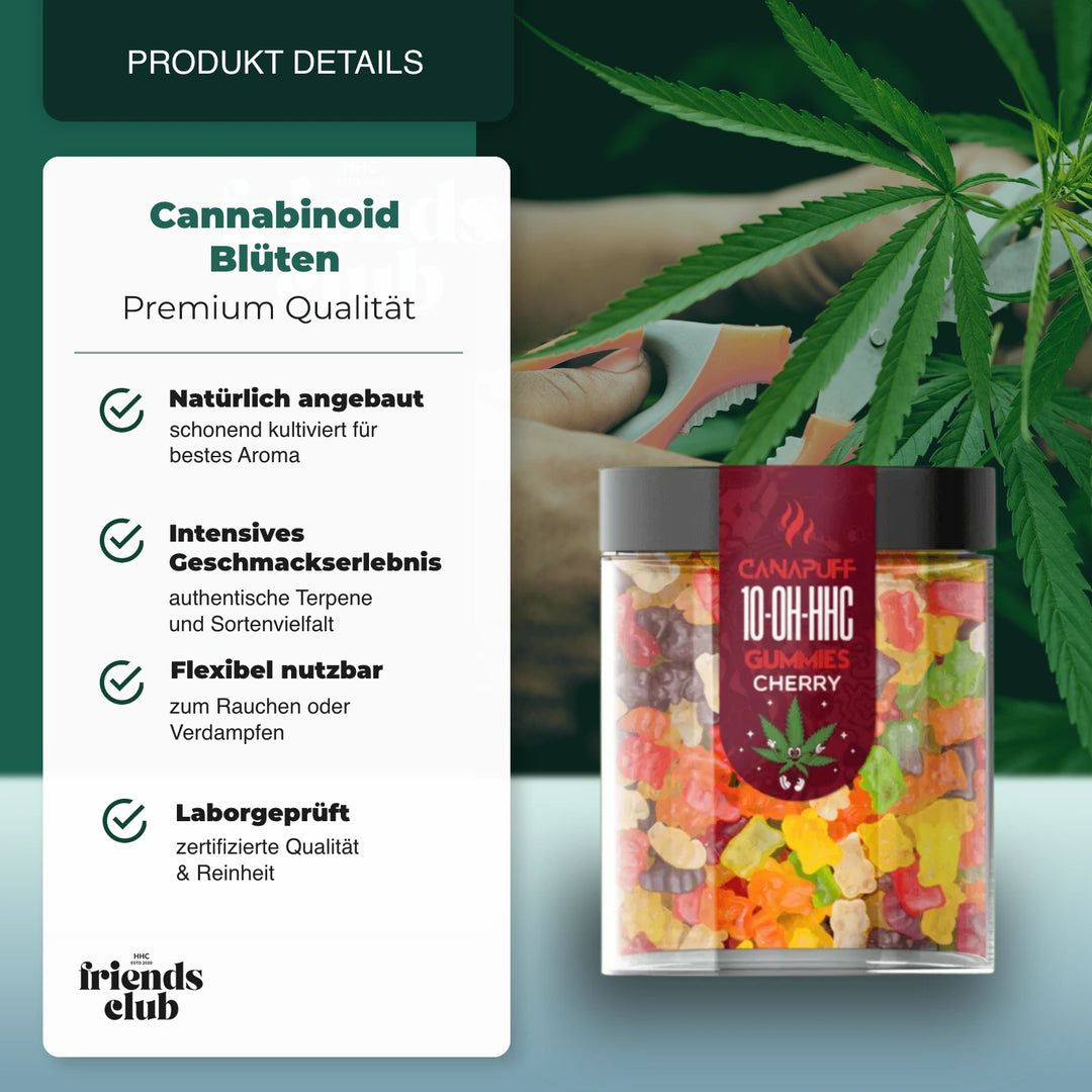 Gummies 10-OH Cerise 10 pcs - hhcfriends