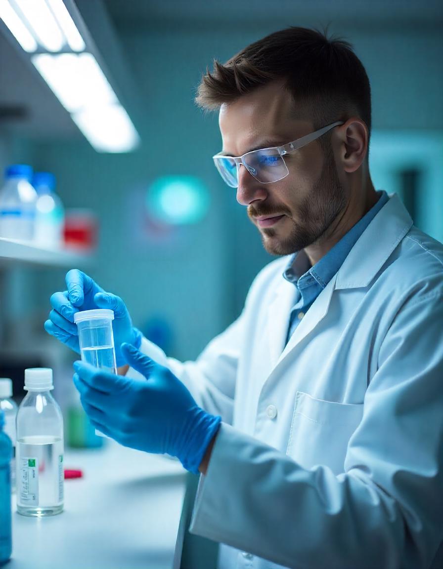 Laboranalyse van een urinetest – nauwkeurige en gedetailleerde beoordeling van drugsstoffen