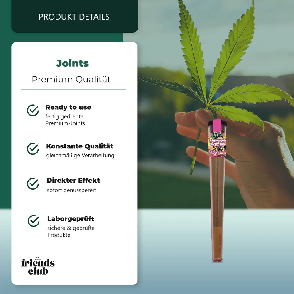 Prerollé HHZ 40 % – Pineapple Express-Smagro GmbH