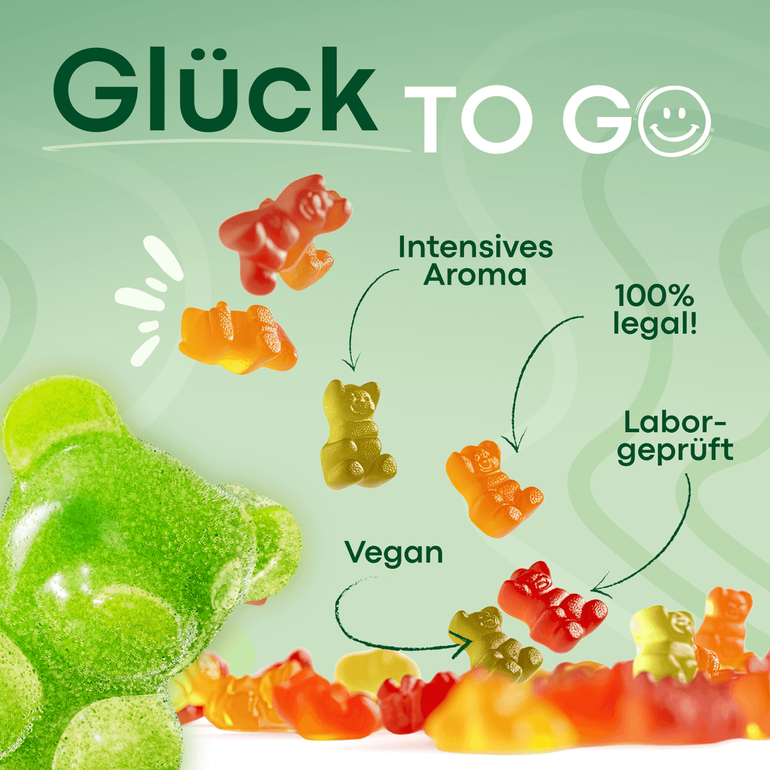 H4CBD CBD Gummibeertjes - Black Grape-Smagro GmbH