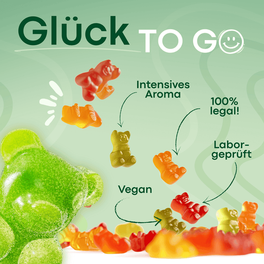 H4CBD CBD Gummibeertjes - Black Grape-Smagro GmbH