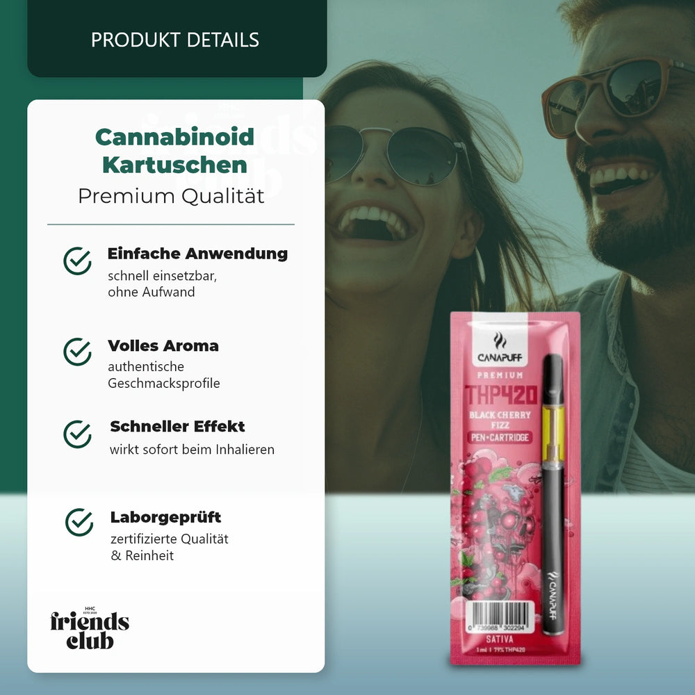 THP420 Caneta+Cartucho Black Cherry Fizz 79%-Smagro GmbH
