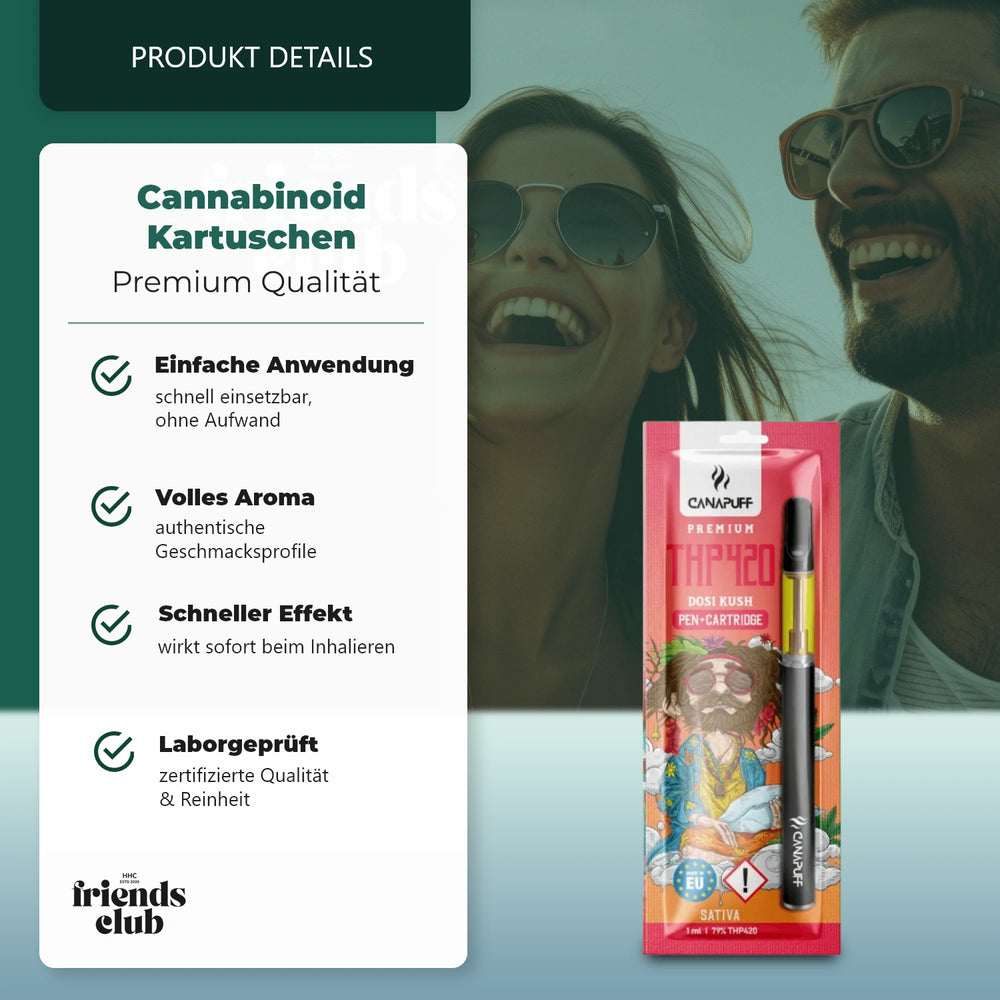 Caneta THP420 + Cartucho Dosi Kush 79% - Smagro GmbH