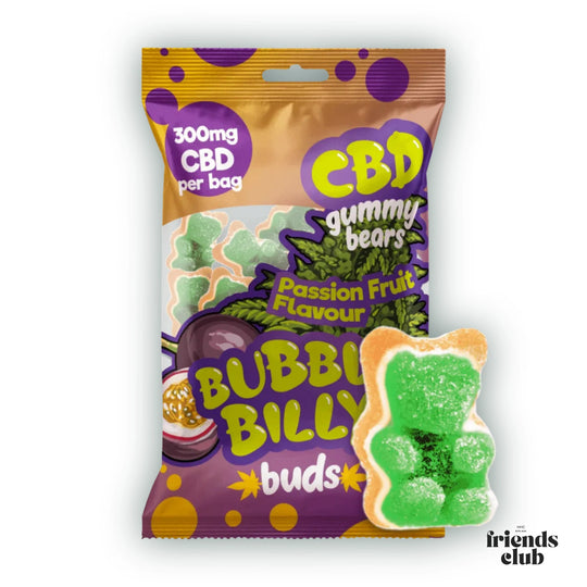 CBD Gummies - Passion Fruit 10 pieces 300mg - hhcfriends