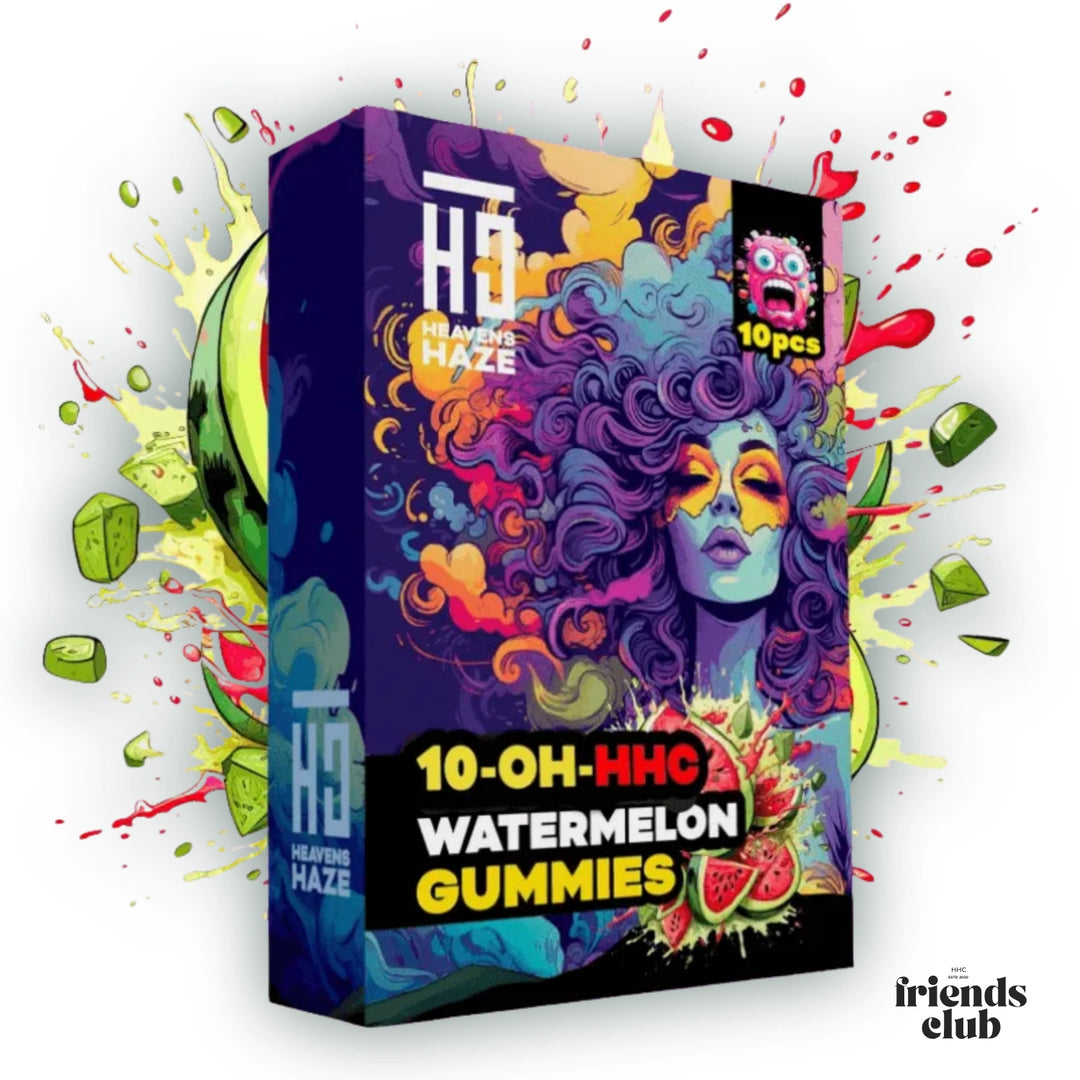 10-OH Gummies Watermeloen 10 Stuks - hhcfriends