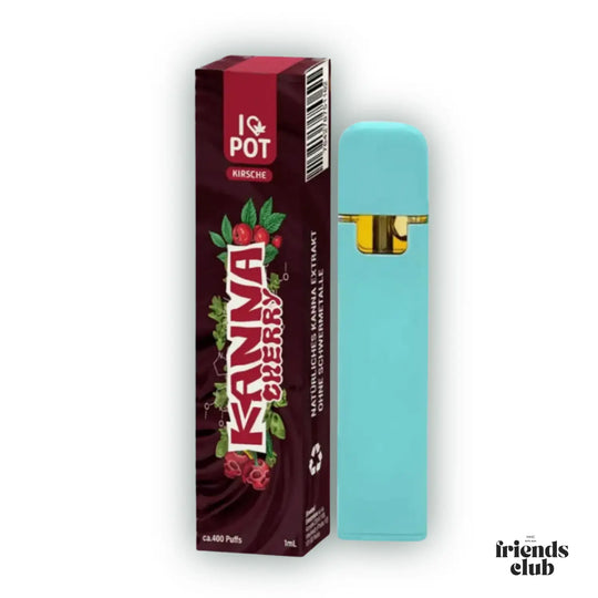 Kanna Vape Cherry 1ml - I♡POT - hhcfriends