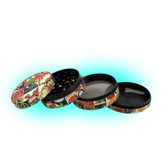 Euphoria Metal Grinder Groovy 63 mm - 4 Parts