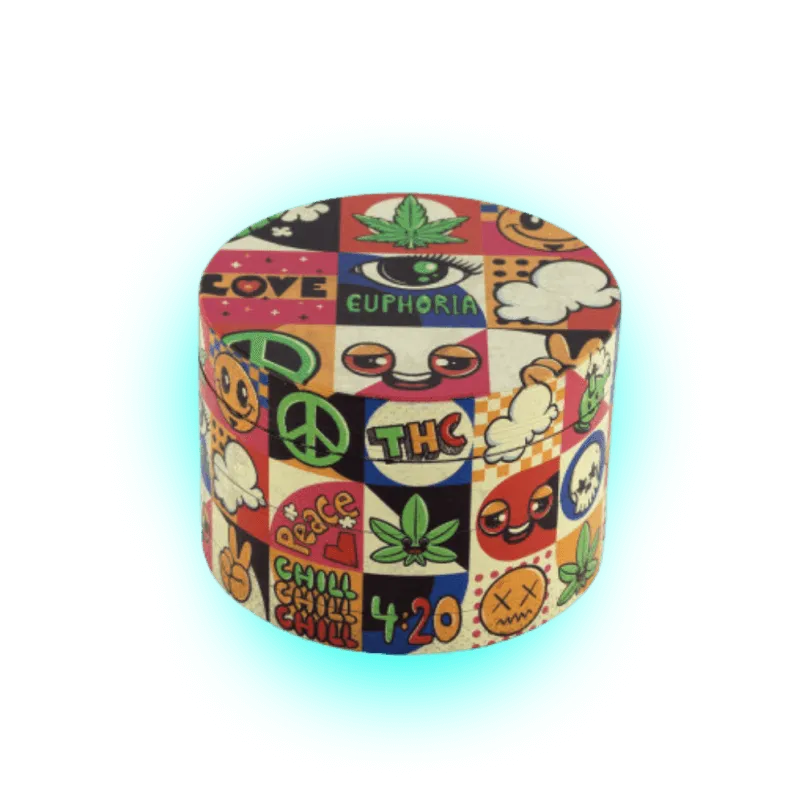 Euphoria Metall-Grinder Groovy 63 mm - 4 delen