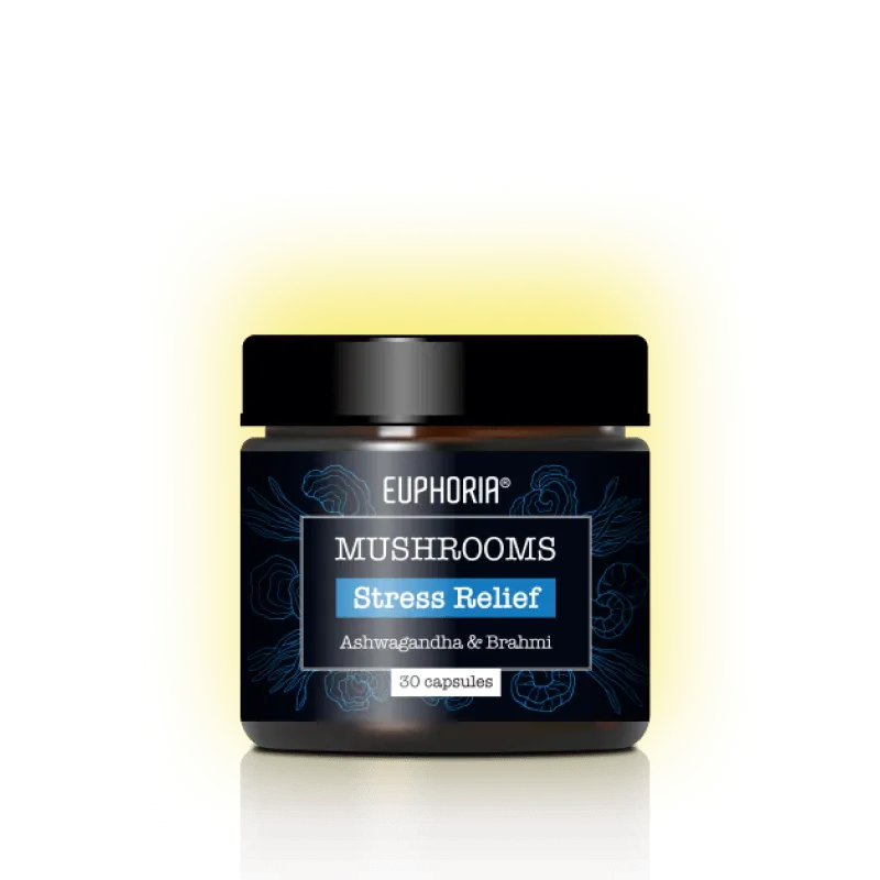 Euphoria Mushrooms Stress Relief Blend 30 Cápsulas