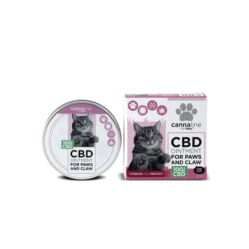 Cannaline CBD-Salbe para patas de gato 30ml