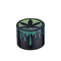 4-piece Grinder – Drip Leaf Design