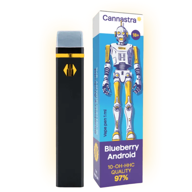 10-OH Vape Blueberry Android 97% 1ml