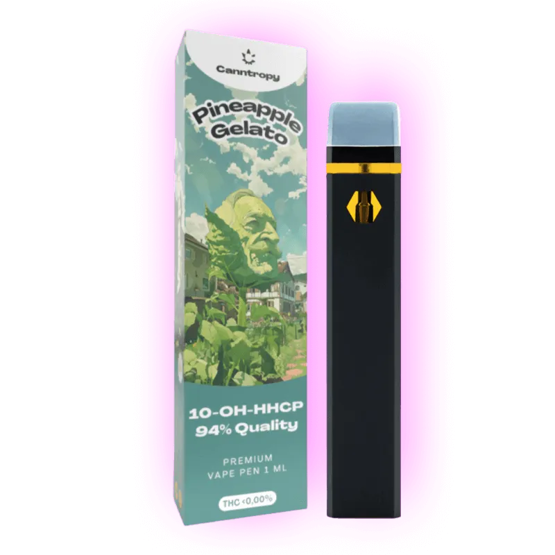 10-OH-P Vape Pen Pineapple Gelato 94% 1ml