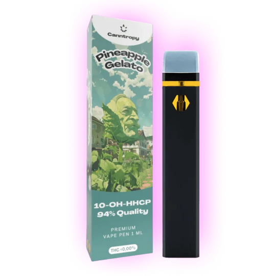 10-OH-P Vape Pen Pineapple Gelato 94% 1ml