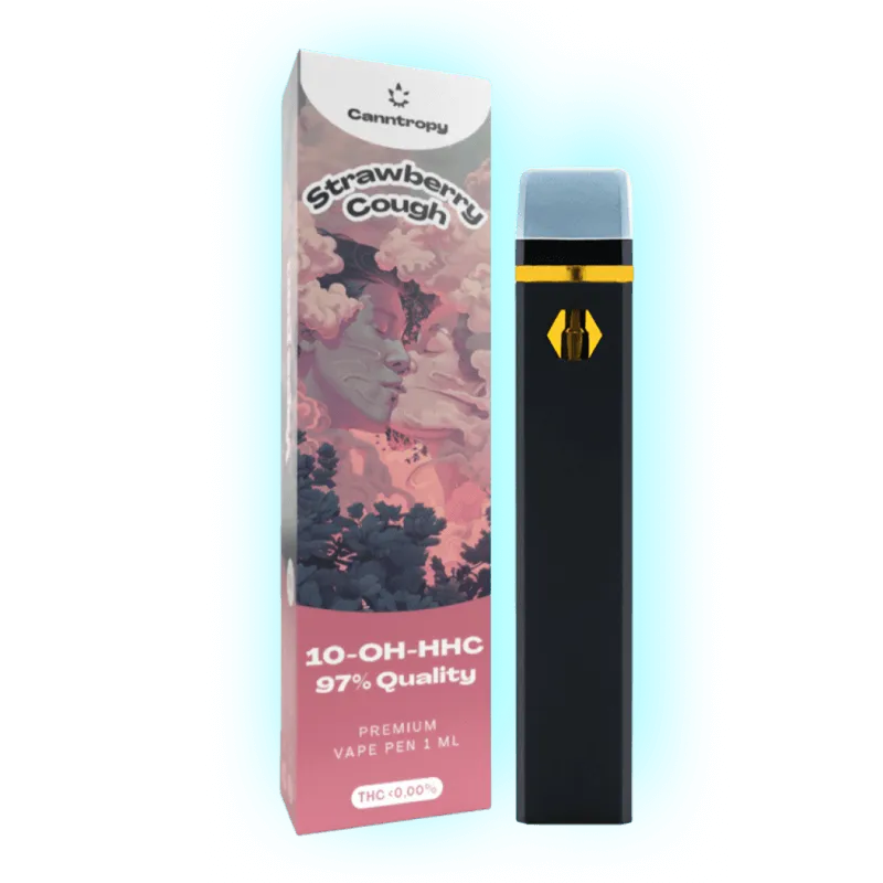 10 OH Vape Strawberry Cough 97% 1ml
