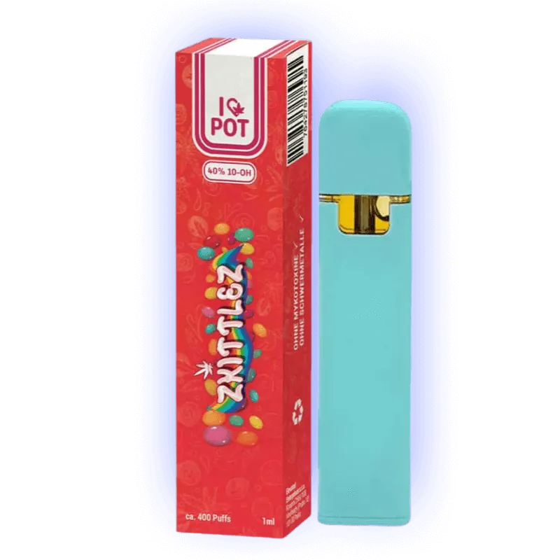 10-OH Vape Skittlez 40% 1ml I♥Pot