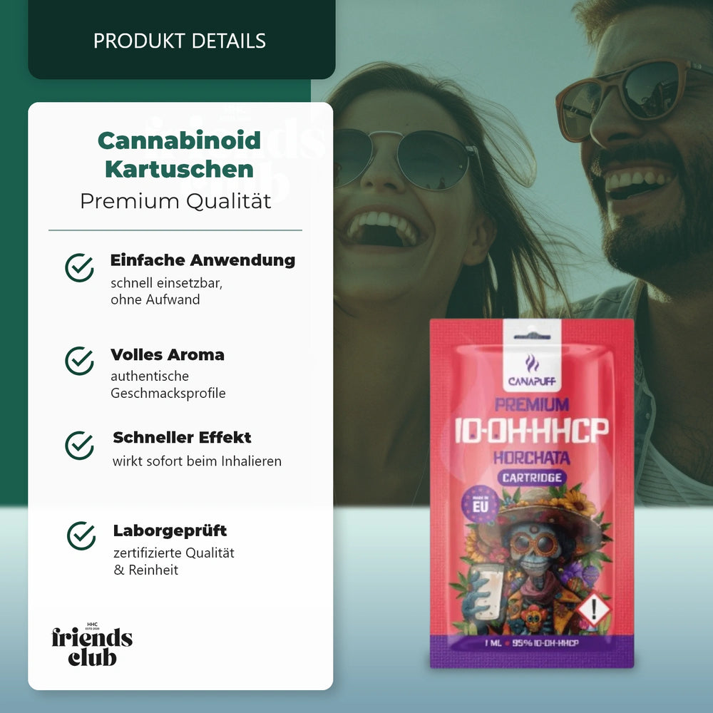 Cartouche 10-OH-P Horchata 95% 1ml-Smagro GmbH
