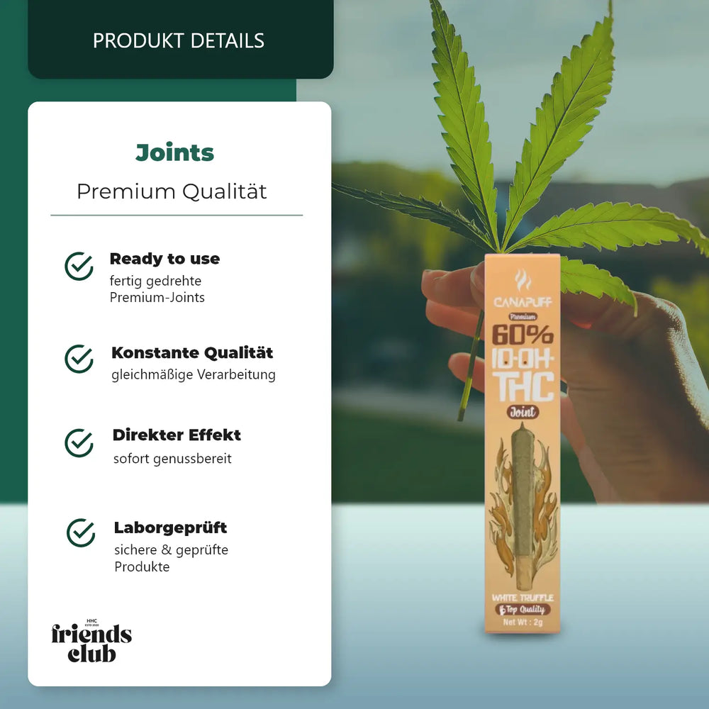 10-OH-T Joint Trufa Blanca 60% 2g