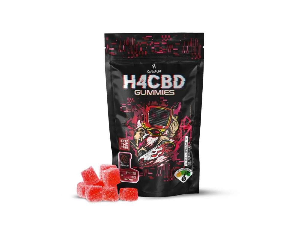 H4CBD Gummy Bears - Black Grape