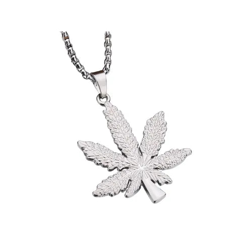 Kette mit Hanfblatt