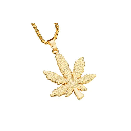 Kette mit Hanfblatt