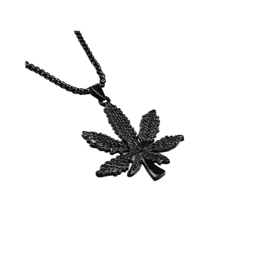 Kette mit Hanfblatt