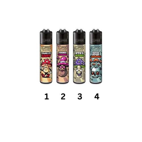 Clipper Feuerzeug Mushroom