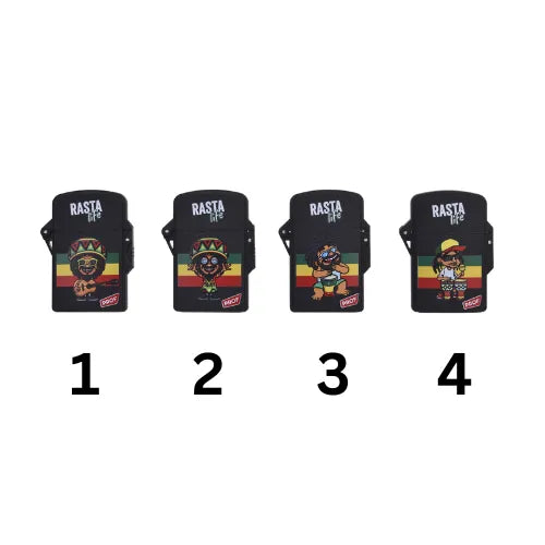 Sturmfeuerzeug Rasta life mit Jetflame