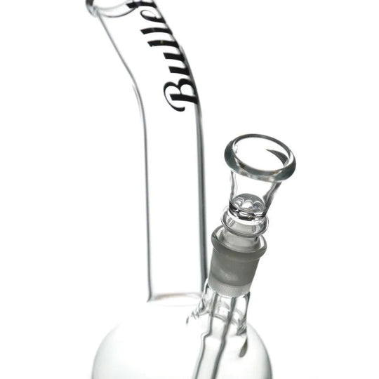 Bullet Glass Bong met gebogen mondstuk H: 18cm
