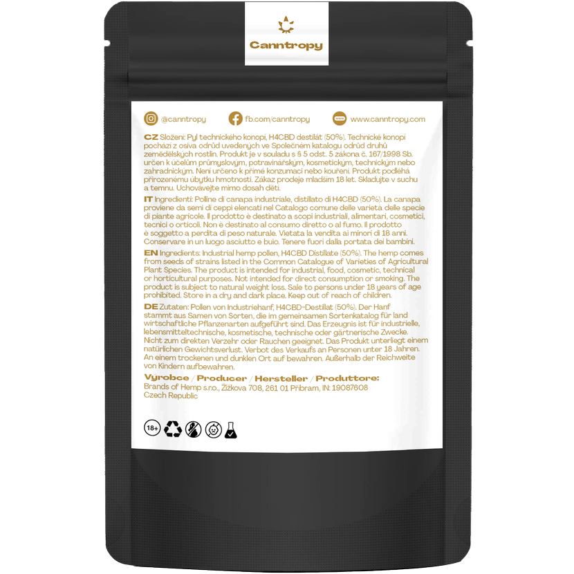 THCJD Hash Rückseite – Produktansicht