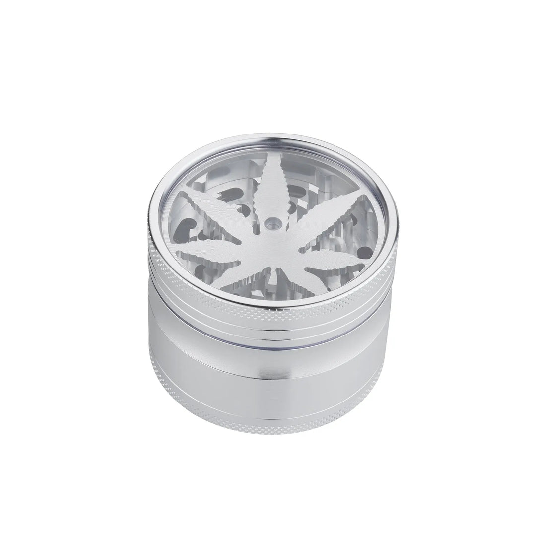 Młynek Grinder 4-częściowy – wzór z okienkiem