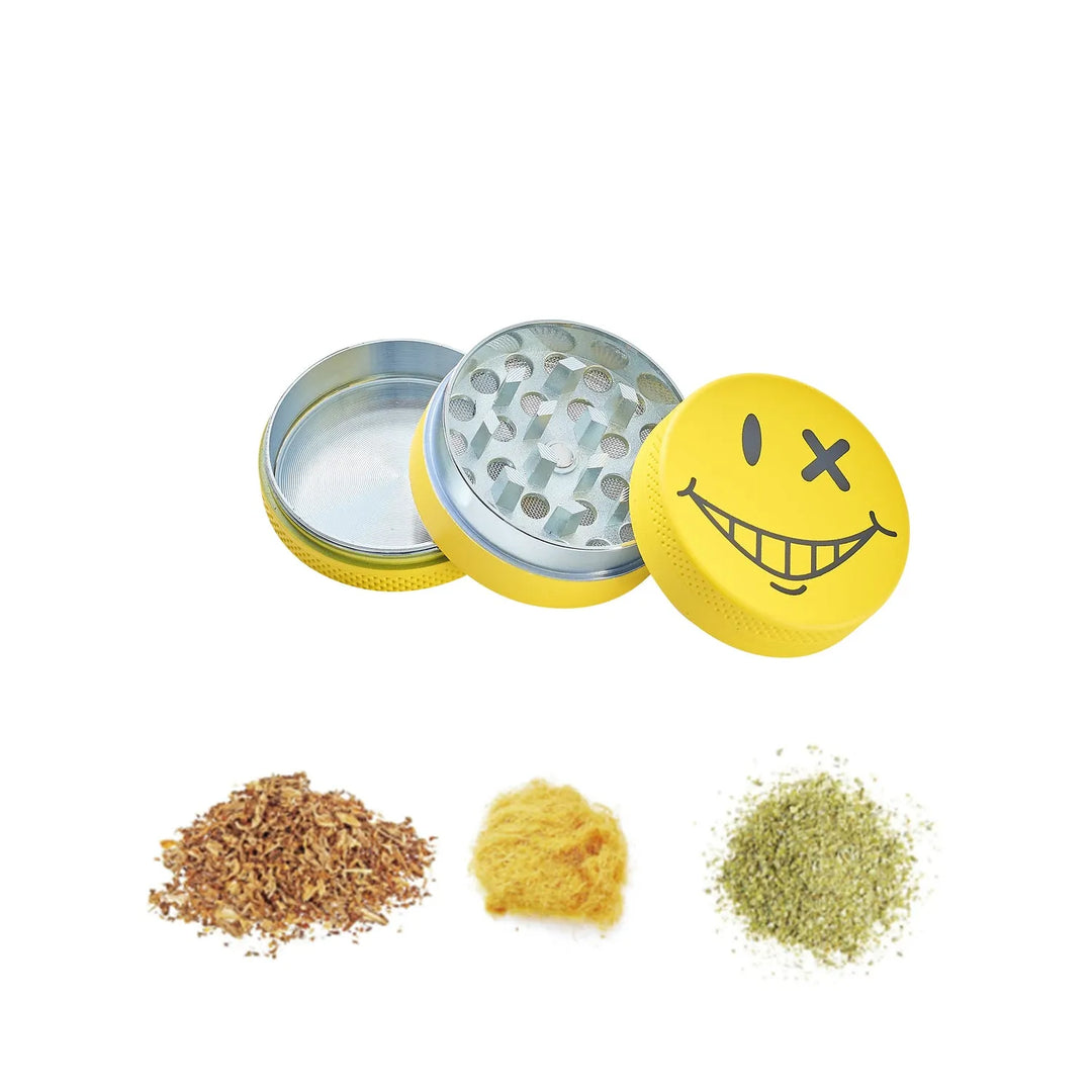 Młynek Grinder 3-częściowy – Edycja Smiley