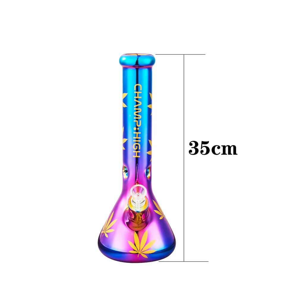 Szklane bongo Champ High – 35 cm