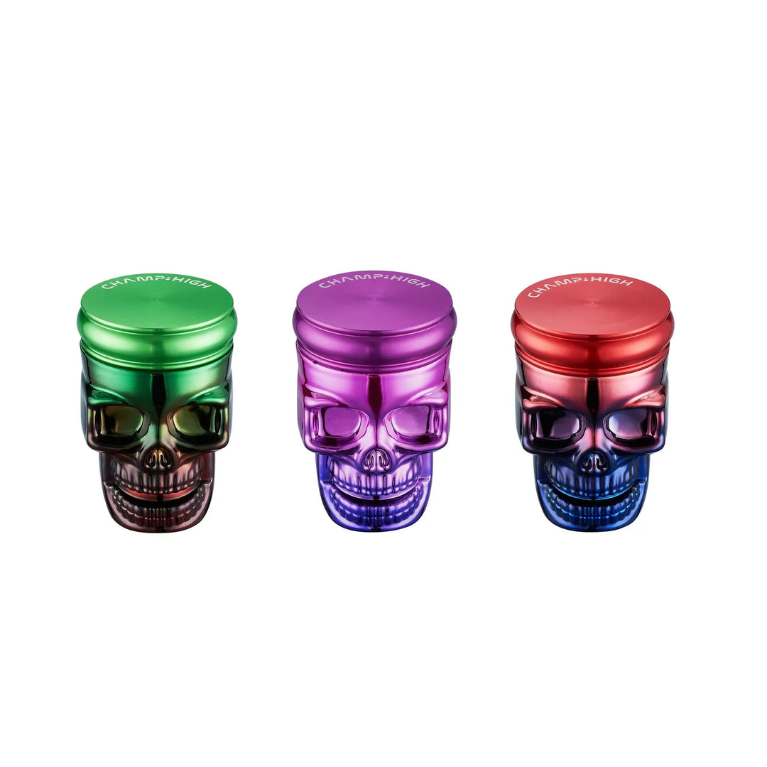Metall Grinder Skull metallic