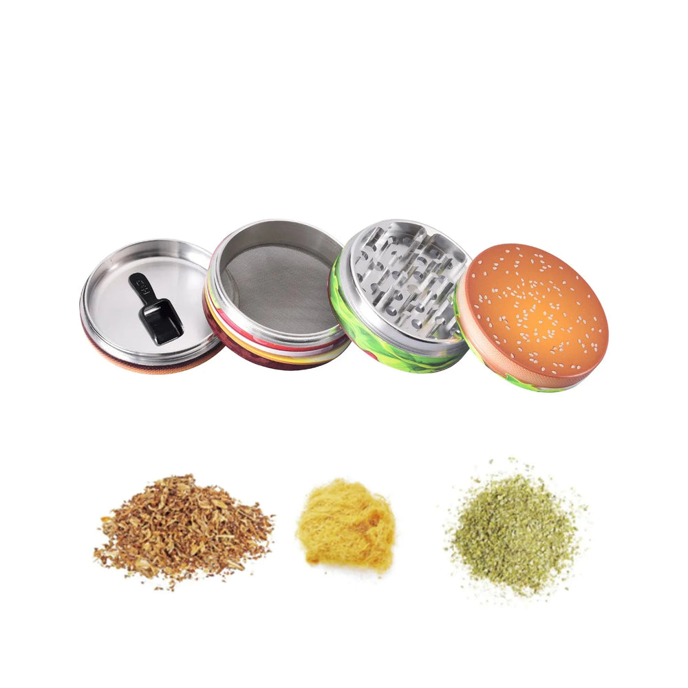 Młynek Grinder 4-częściowy – wzór Burger