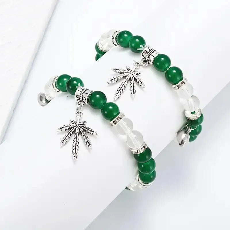 Armband Cannabisblatt 2er Set