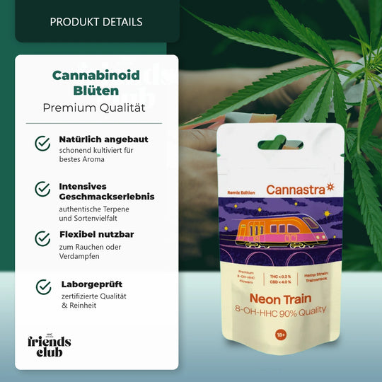 8-OH-HHC Floare Neon Train 90 %